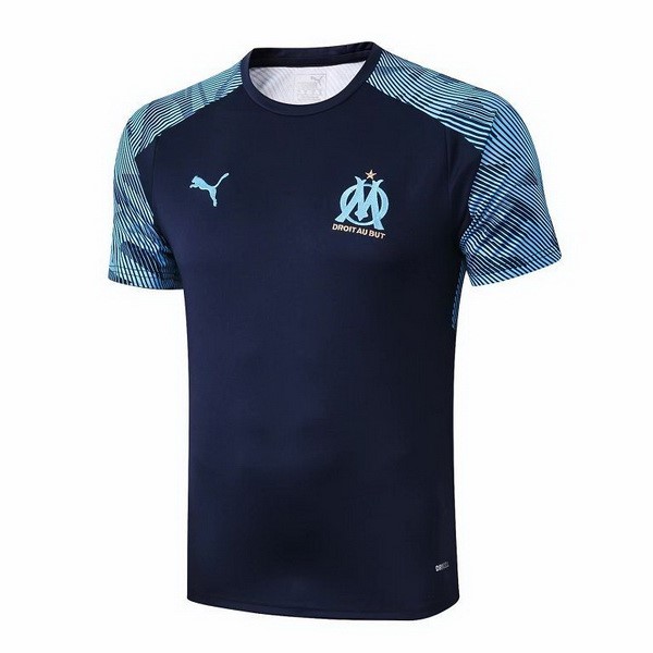 Trainingsshirt Marseille Blau 2019-20 Fussballtrikots Günstig